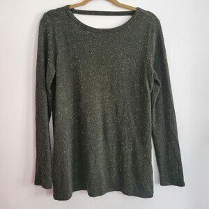 Cute Soft knit top neck cut out detail Women size S/M